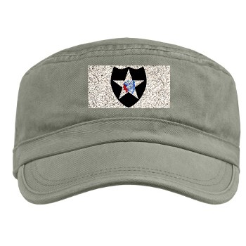 02ID - A01 - 01 - SSI - 2nd Infantry Division - Military Cap