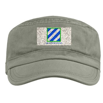 3ID - A01 - 01 - SSI - 3rd Infantry Division with Text Military Cap