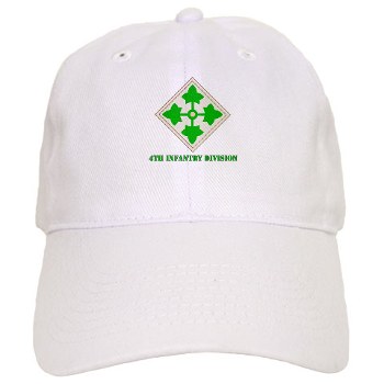 4ID - A01 - 01 - SSI - 4th Infantry Division with text Cap