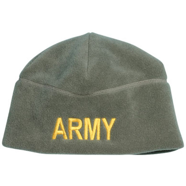 Army ARMY Letters Direct Embroidered ACU Fleece Beanie  Quantity 5