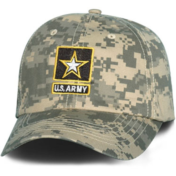 Army Army Star Direct Embroidered ACU Ball Cap  Quantity 5