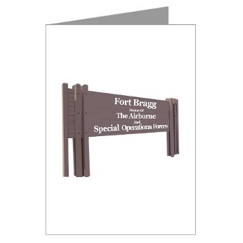 FortBragg - M01 - 02 - Fort Bragg - Greeting Cards (Pk of 20)