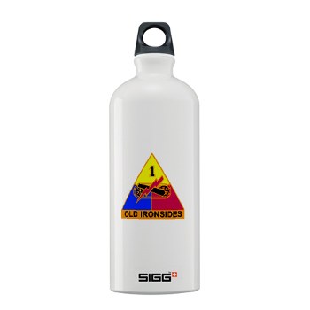 1AD - M01 - 03 - DUI - 1st Armored Division Sigg Water Bottle 1.0L
