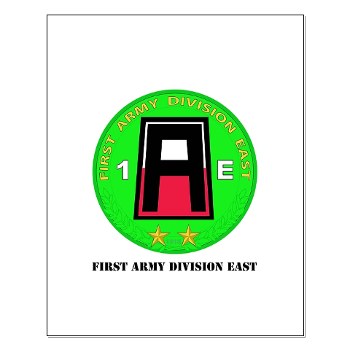 01AE - M01 - 02 - First Army Division East with Text Small Poster