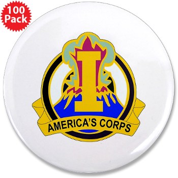 ICorps - M01 - 01 - DUI - I Corps 3.5\" Button (100 pack)