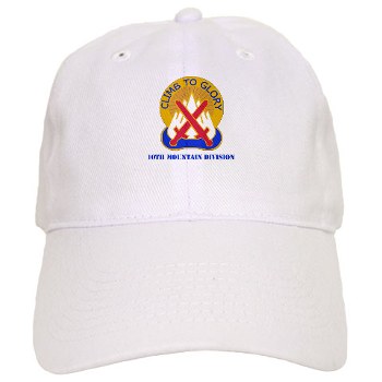 10mtn - A01 - 01 - DUI - 10th Mountain Division with Text Cap