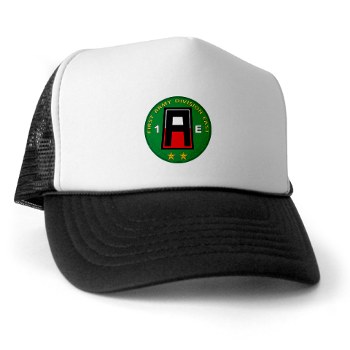 01AE - A01 - 02 - First Army Division East Trucker Hat