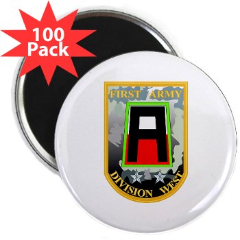 01AW - M01 - 01 - SSI - First Army Division West 2.25" Magnet (100 pack)
