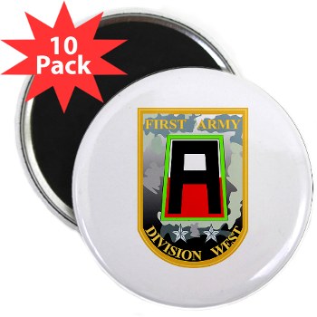01AW - M01 - 01 - SSI - First Army Division West 2.25" Magnet (10 pack)