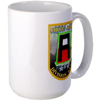 01AW - M01 - 03 - SSI - First Army Division West Large Mug