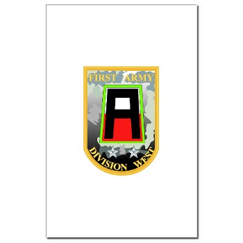 01AW - M01 - 02 - SSI - First Army Division West Mini Poster Print