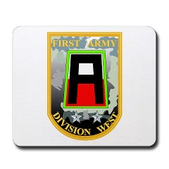 01AW - M01 - 03 - SSI - First Army Division West Mousepad