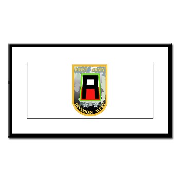 01AW - M01 - 01 - SSI - First Army Division West Small Framed Print