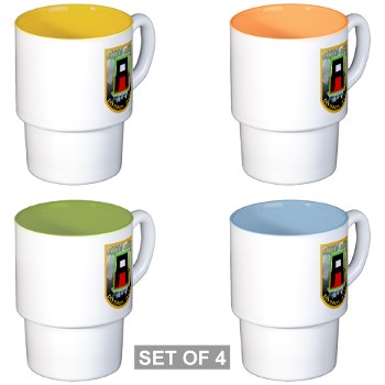01AW - M01 - 03 - SSI - First Army Division West Stackable Mug Set (4 mugs)